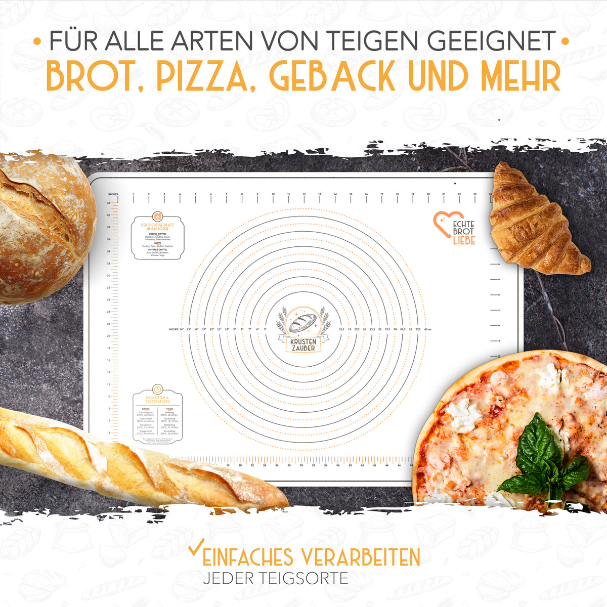 BPA-Freie Backmatte 50x70cm