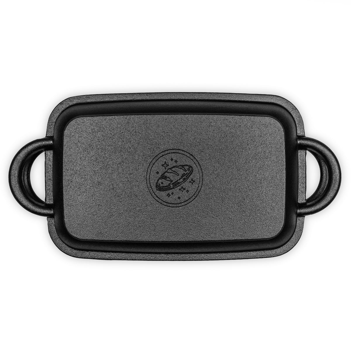 2-in-1 Gusseisen Bräter 3,6l mit Deckel inkl. Gärkorb