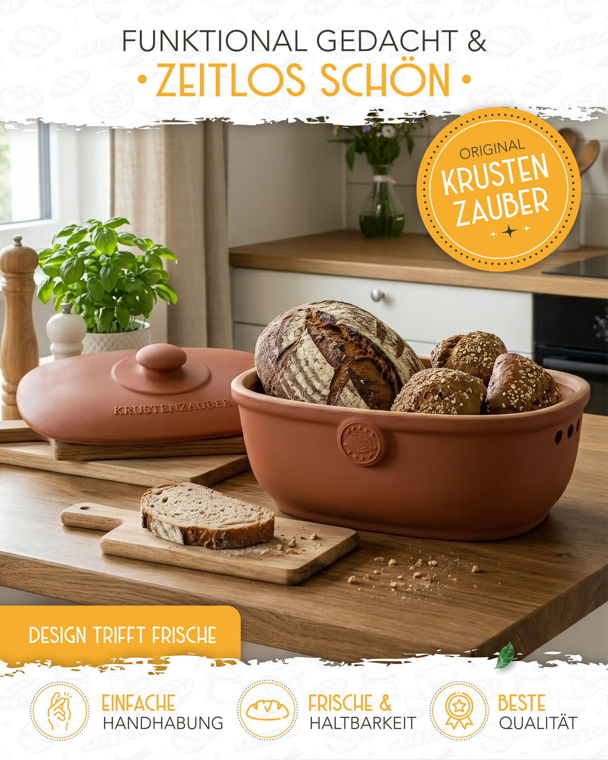 Terrakotta Brotkasten