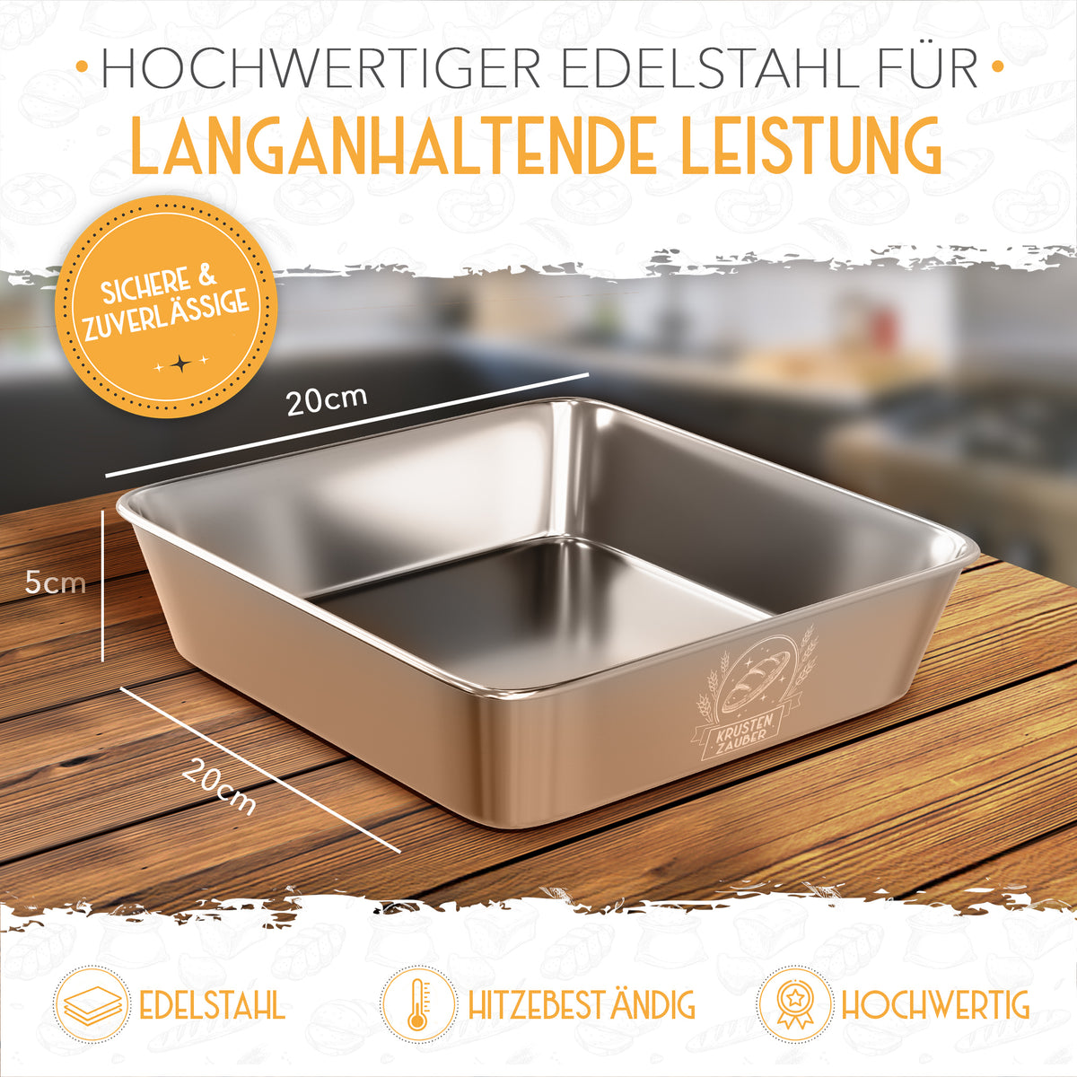 Lavasteine samt Edelstahl Dampfschüssel zum Brot backen