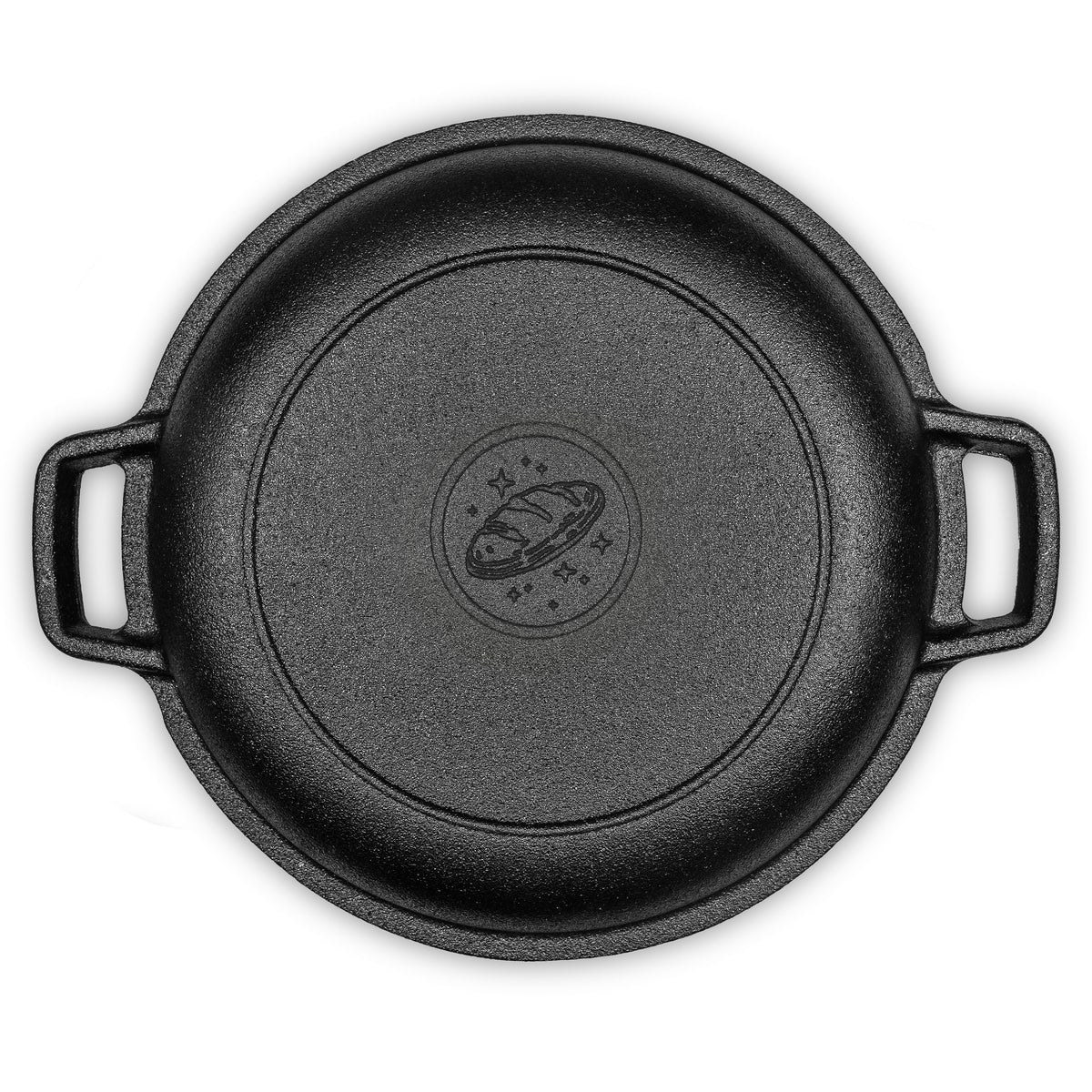2-in-1 Gusseisen Brotbacktopf 4,7l mit Deckel und Gärkorb