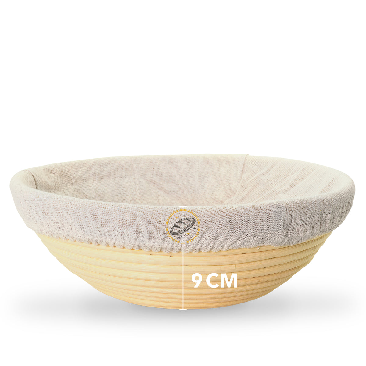 2-in-1 Gusseisen Brotbacktopf 4,7l mit Deckel und Gärkorb