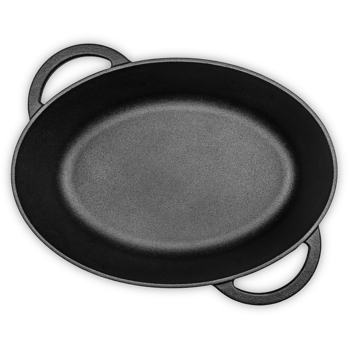 2-in-1 Gusseisen Bräter 6,0l mit Deckel inkl. Gärkorb