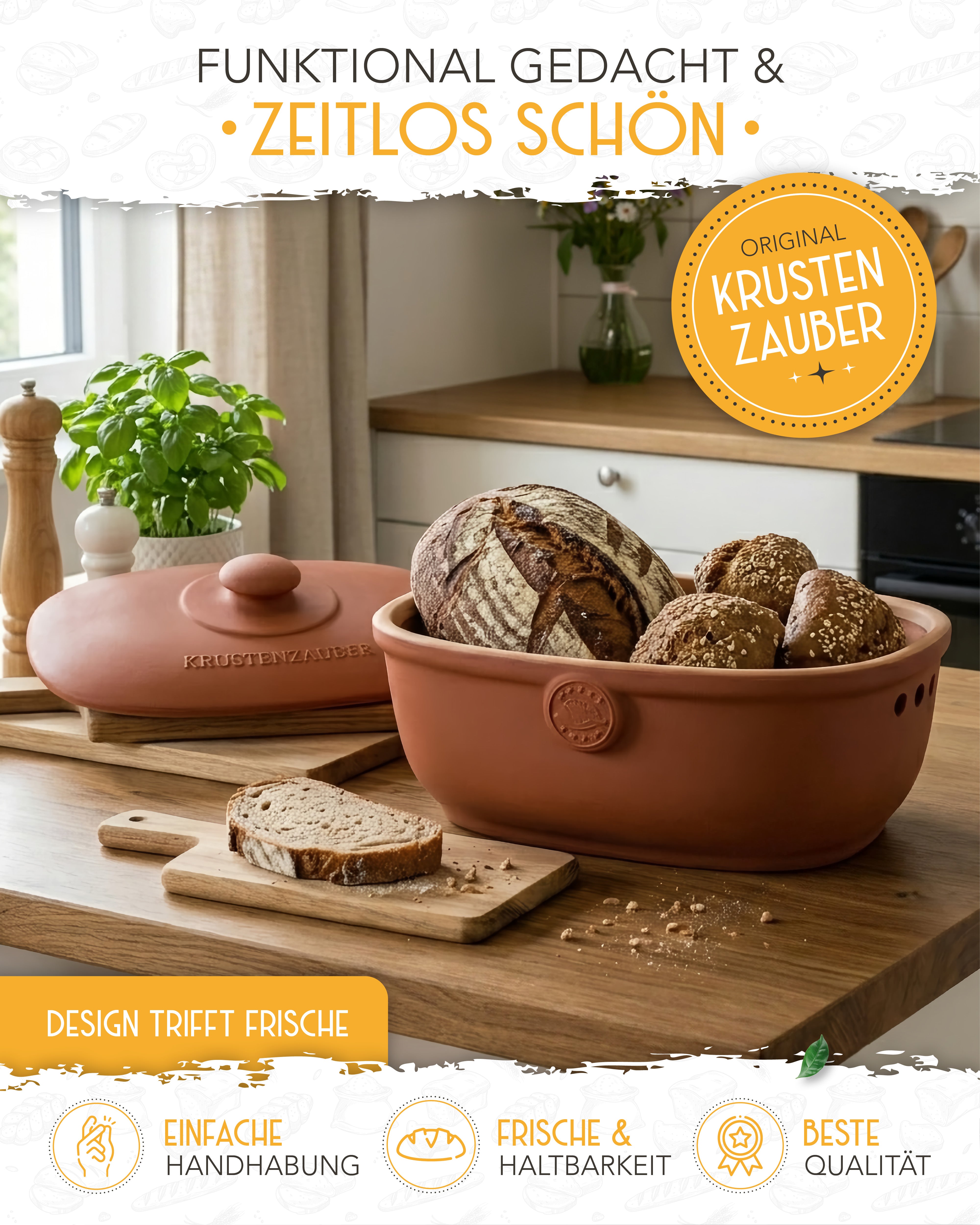 Terrakotta Brotkasten