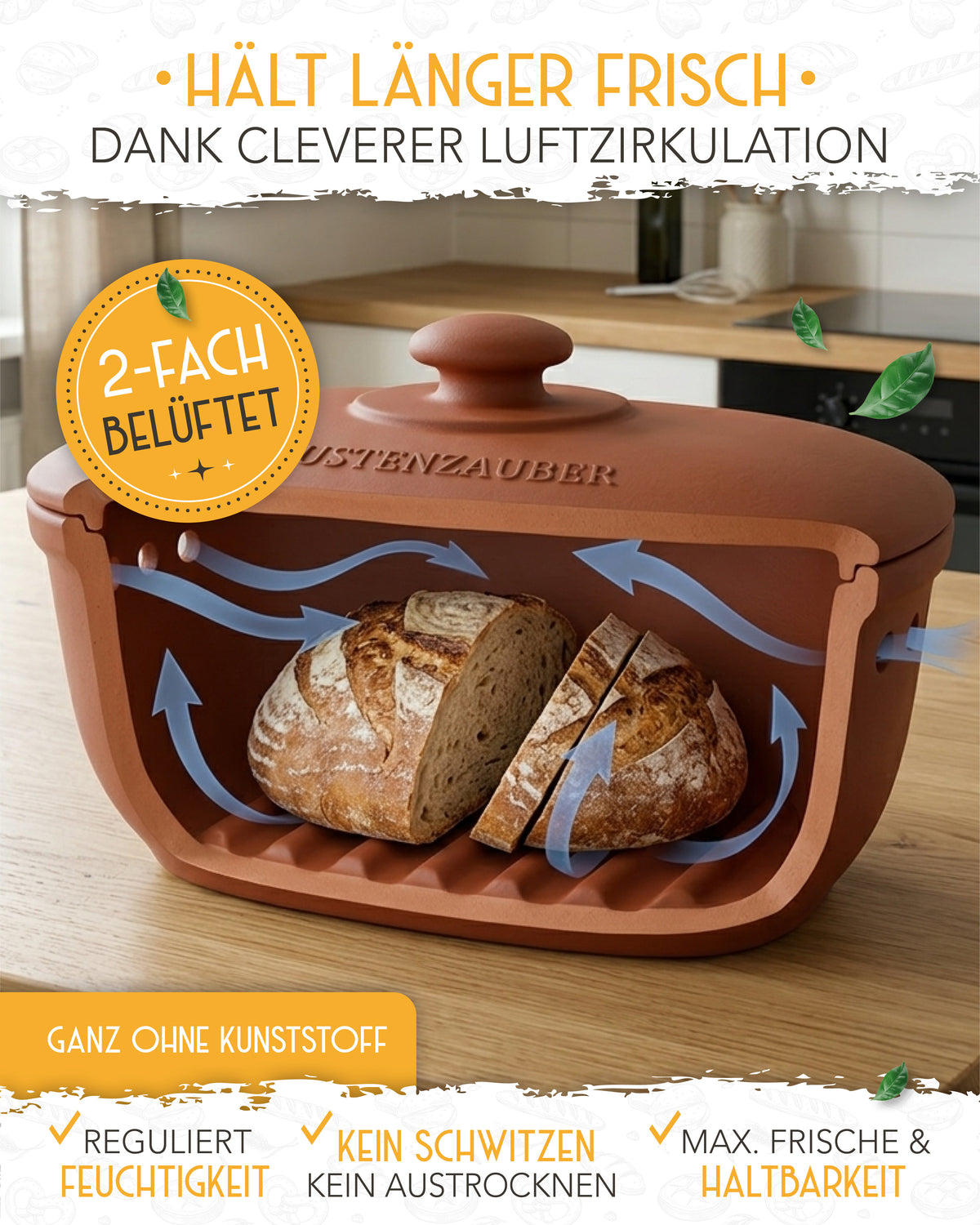 Terrakotta Brotkasten
