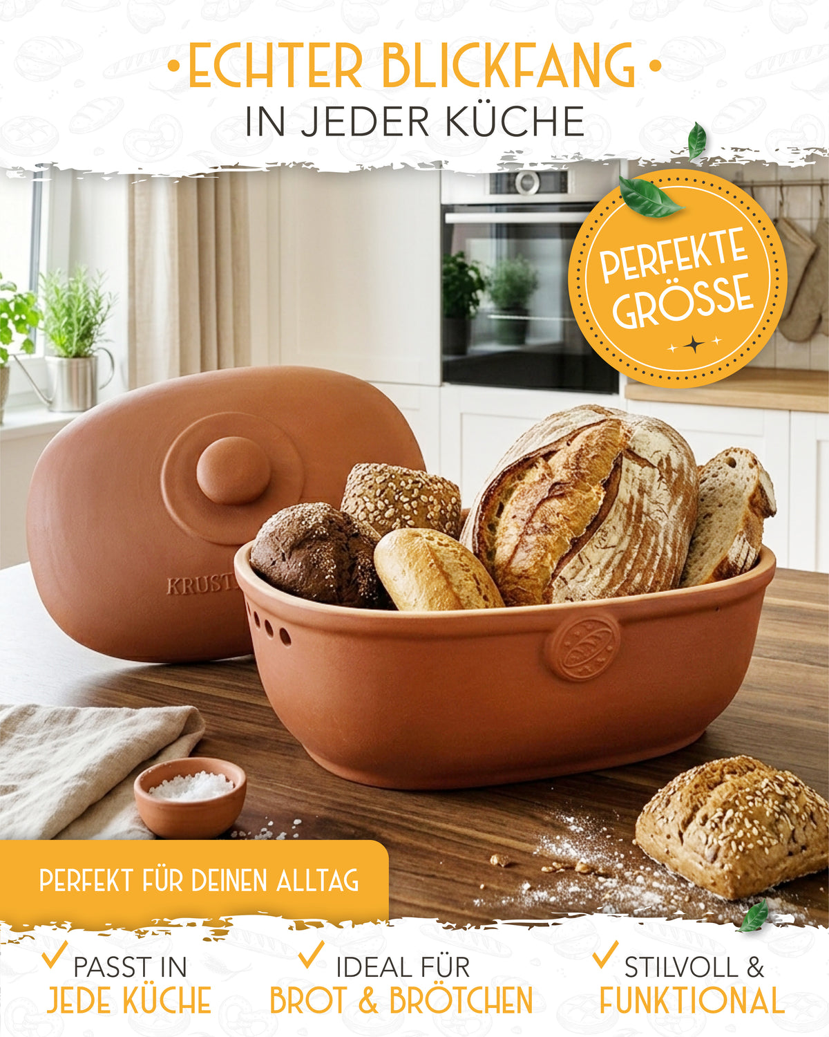 Terrakotta Brotkasten